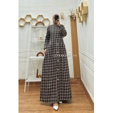 Safiya-001 Safiya Dress / Gamis Flanel Premium